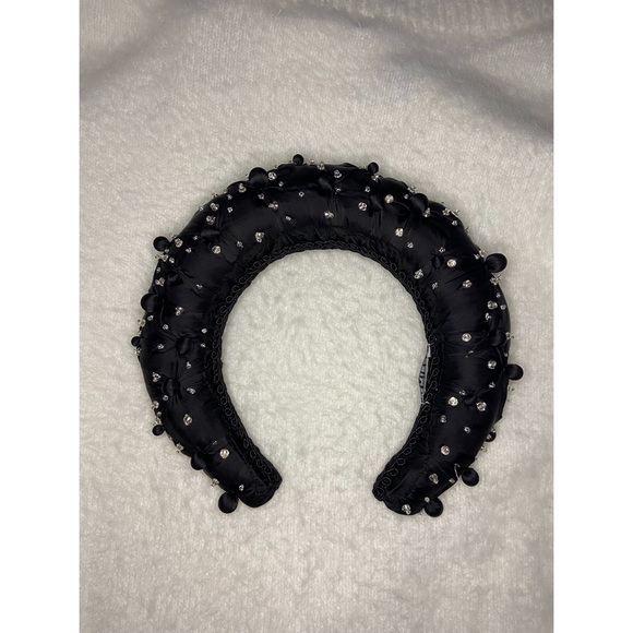 Shrimps Adrienne Black Padded Headband - Picture 3 of 4